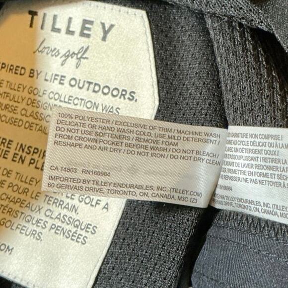 TILLEY “The Clubhouse” Golf Bucket Hat Black Unisex Size S/P NWOT - Picture 8 of 8